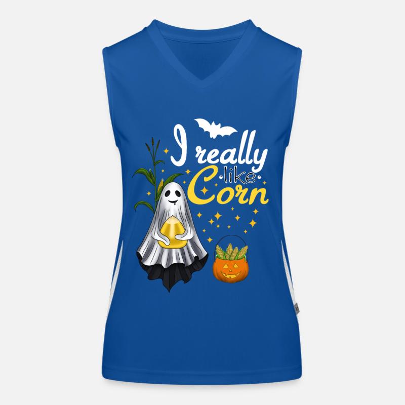 I really like corn white Women's Functional Contrast Tank Top