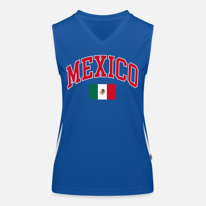 Mexiko Funktionelles Kontrast-Tank Top für Frauen