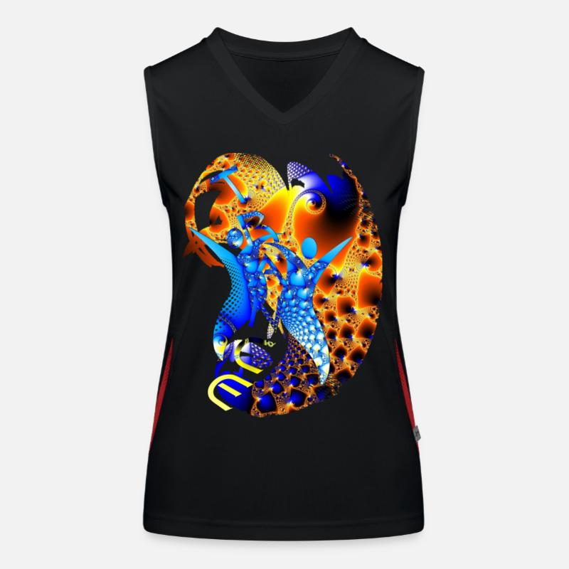 trance mission Women's Functional Contrast Tank Top