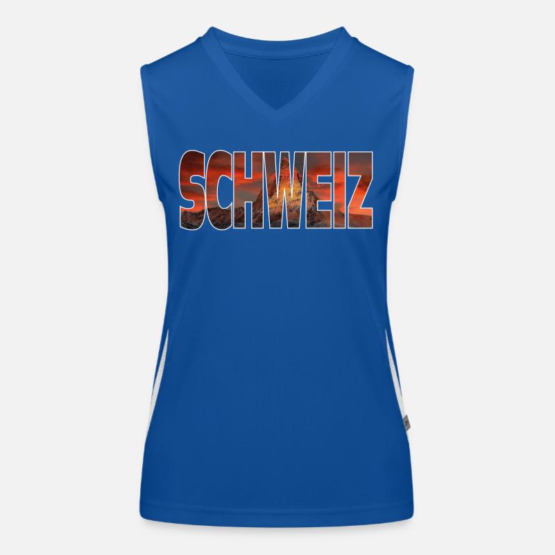 Switzerland Women's Functional Contrast Tank Top