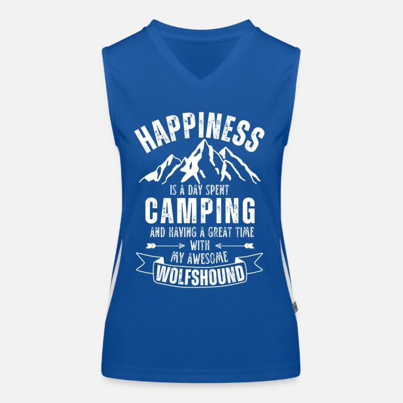 Camping et Wolfshound Débardeur respirant contrasté Femme