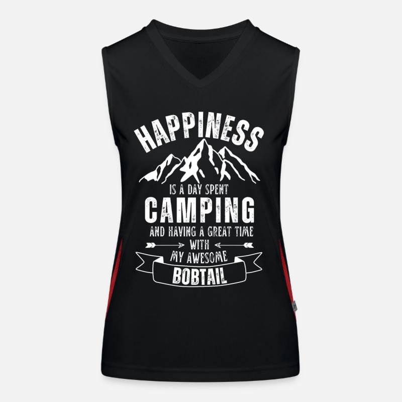 Camping et Bobtail Débardeur respirant contrasté Femme
