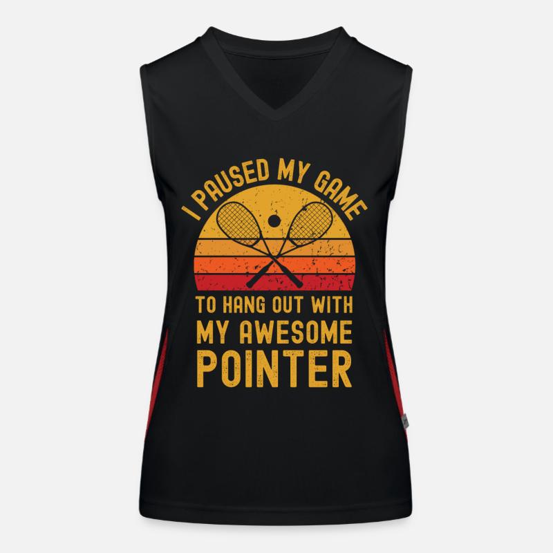 Squash and Pointer Women's Functional Contrast Tank Top