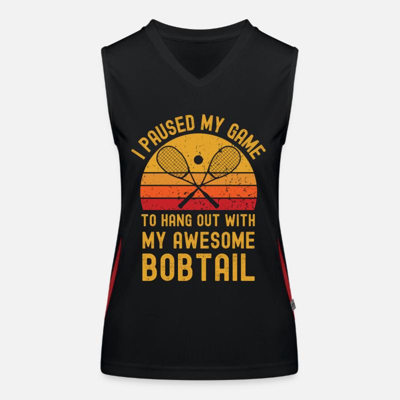 Squash and Bobtail Women's Functional Contrast Tank Top