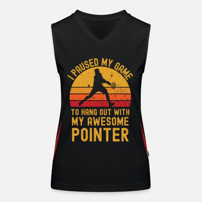 Tennis and Pointer Women's Functional Contrast Tank Top