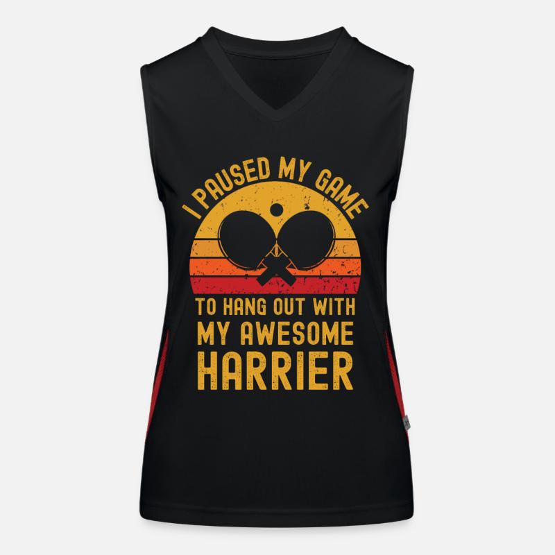 Tennis de table et Harrier Débardeur respirant contrasté Femme