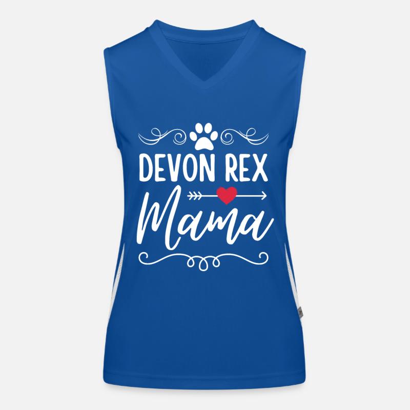 Devon Rex Mama Women's Functional Contrast Tank Top