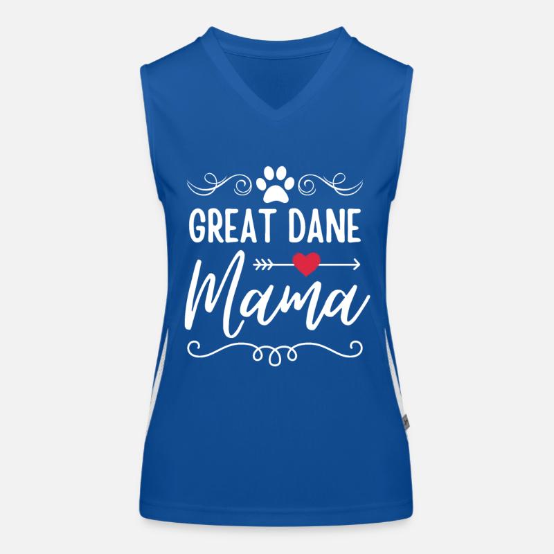 Great Dane Mama Women's Functional Contrast Tank Top