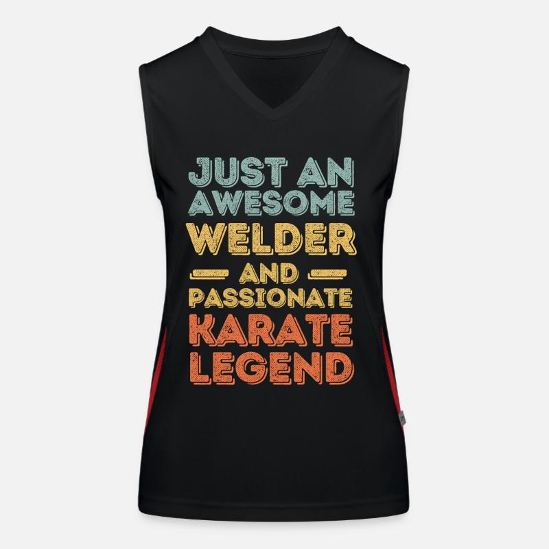 Welder Karate retro Women's Functional Contrast Tank Top