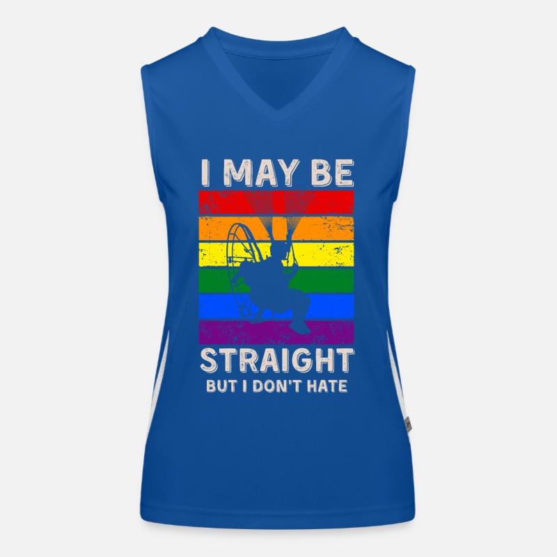 Paramotorisation des droits LGBT Débardeur respirant contrasté Femme