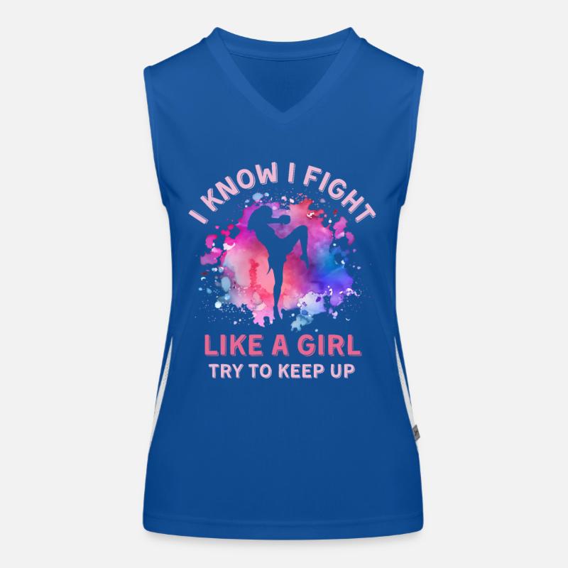 Frauen Muay-Thai Mädchen Funktionelles Kontrast-Tank Top für Frauen