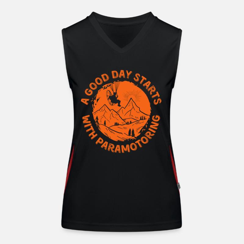 Paramotoring Women's Functional Contrast Tank Top