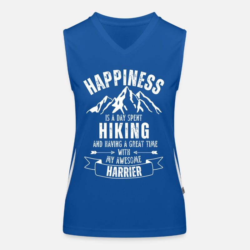 Wandern mit Harrier Funktionelles Kontrast-Tank Top für Frauen