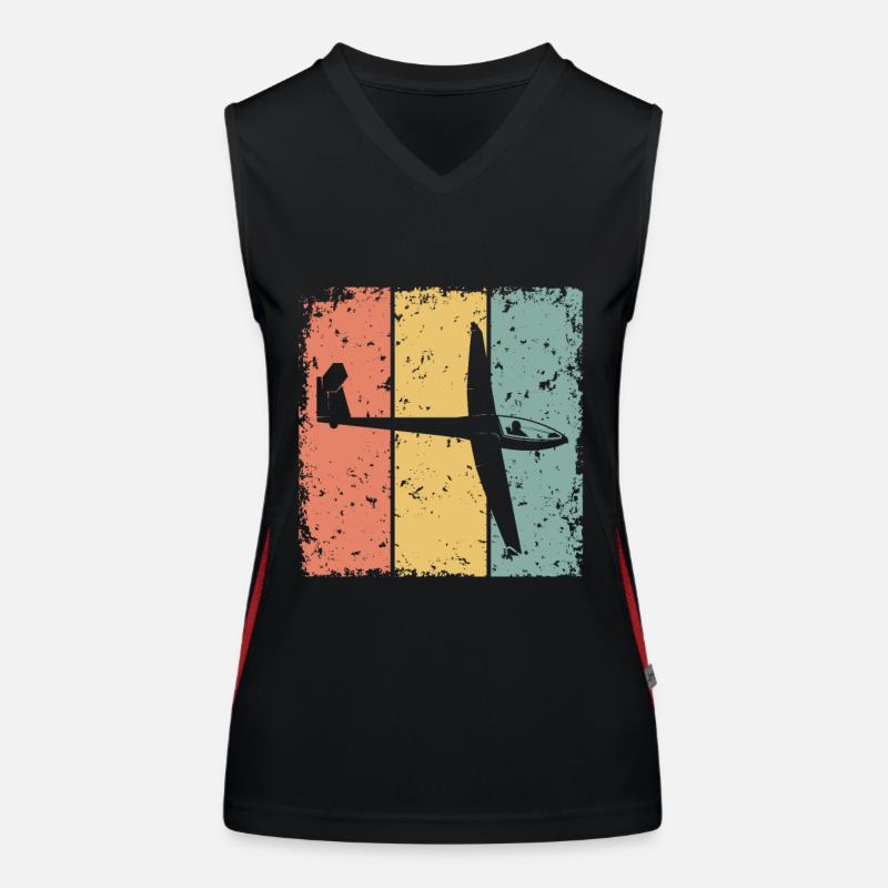 Gliding retro Women's Functional Contrast Tank Top