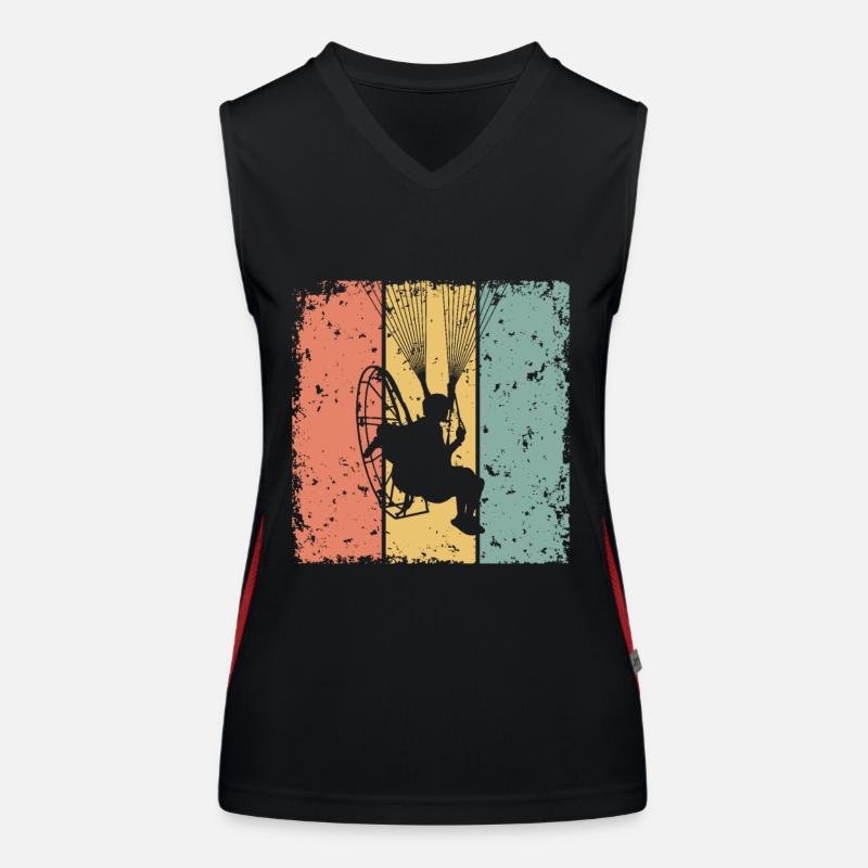 Motorschirm retro Funktionelles Kontrast-Tank Top für Frauen