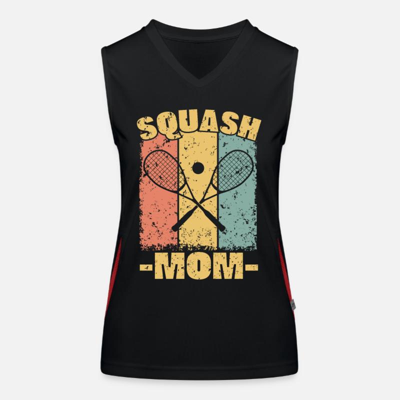 Squash-Mutter Funktionelles Kontrast-Tank Top für Frauen
