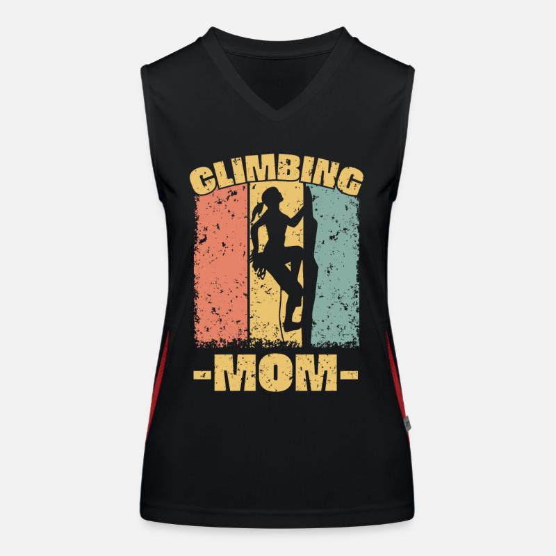 Climbing Mom Women's Functional Contrast Tank Top