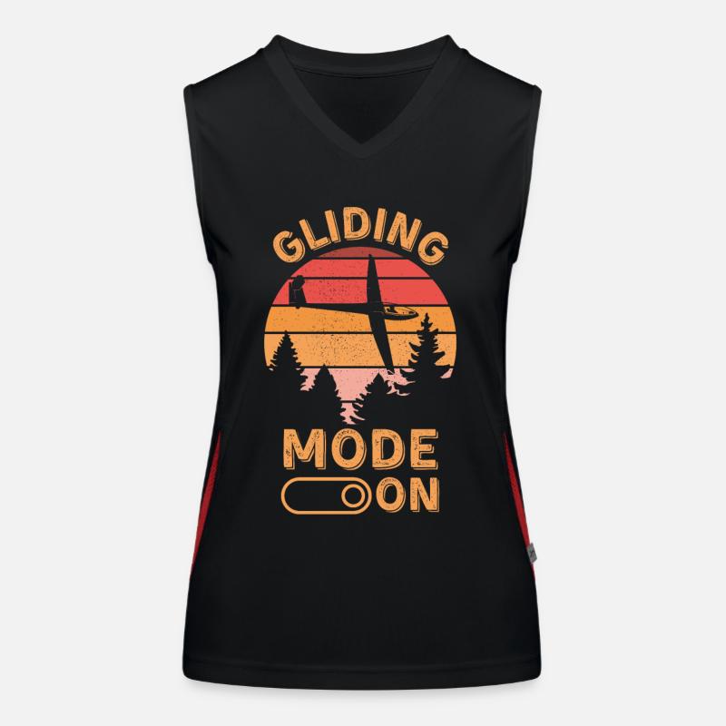 Gliding mode on Women's Functional Contrast Tank Top