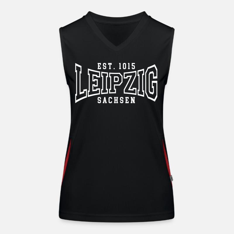 Leipzig Funktionelles Kontrast-Tank Top für Frauen