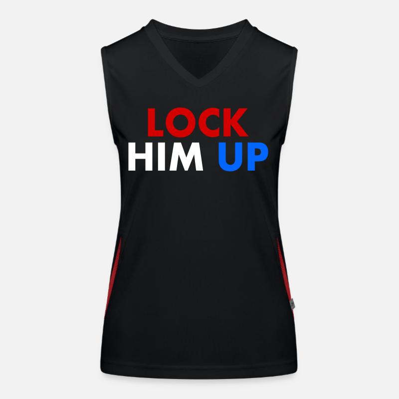Lock him up Débardeur respirant contrasté Femme