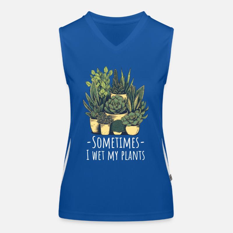 Succulents Funny Saying Women's Functional Contrast Tank Top