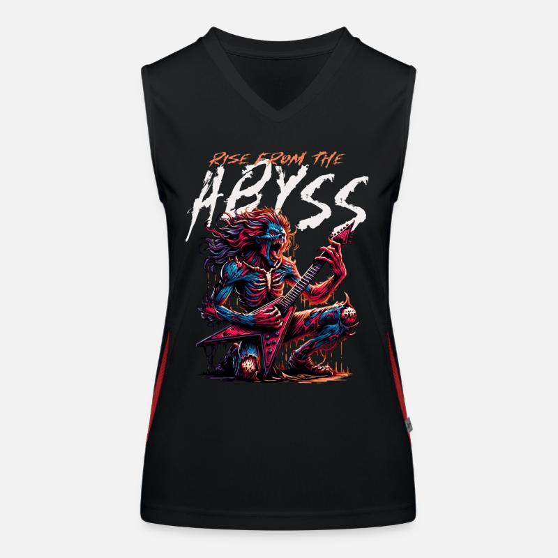 RISE FROM THE ABYSS Funktionelles Kontrast-Tank Top für Frauen