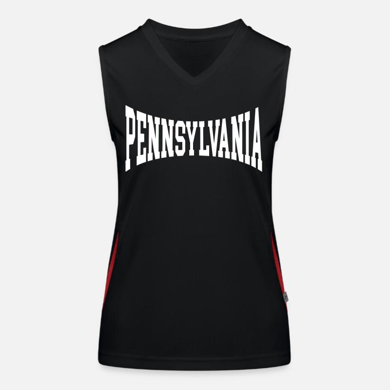 Pennsylvanie Débardeur respirant contrasté Femme