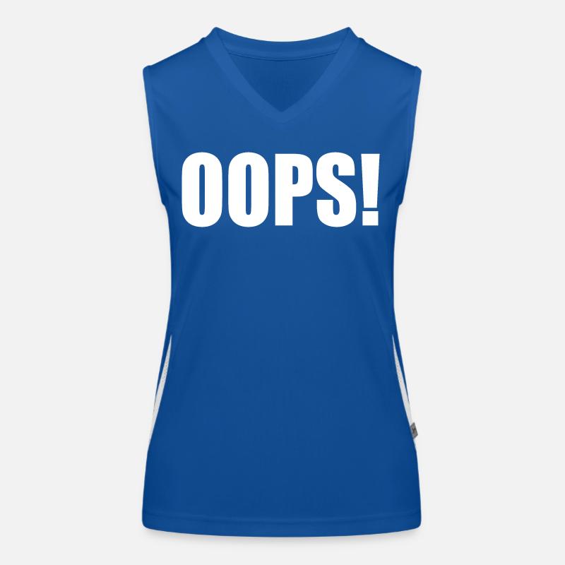 Oops Funktionelles Kontrast-Tank Top für Frauen