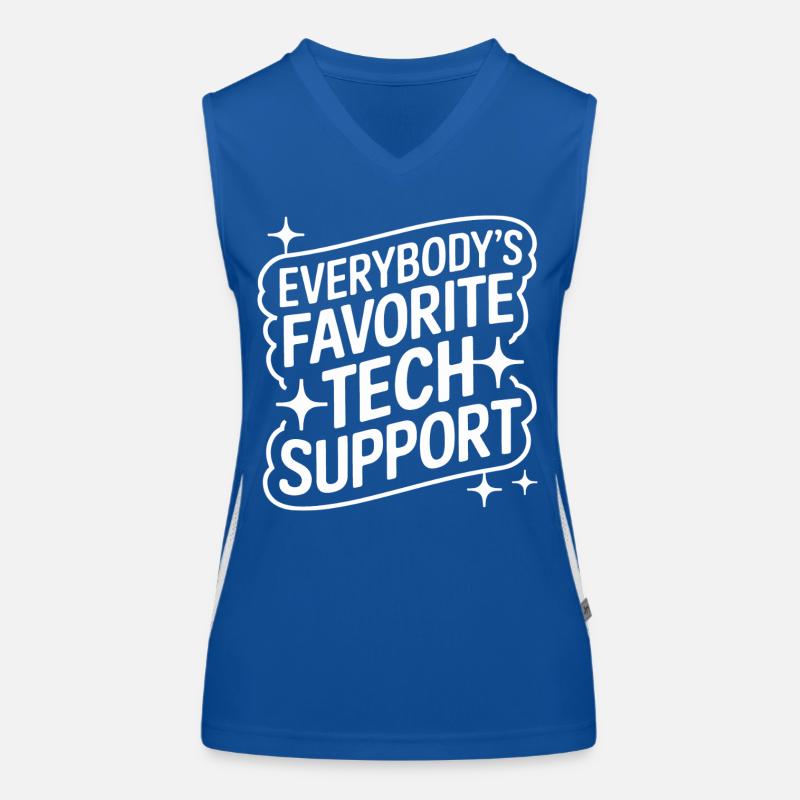Support technique Informatique Débardeur respirant contrasté Femme