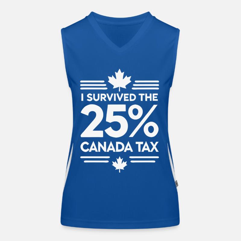 I Survived the 25% Canada Tax Women's Functional Contrast Tank Top