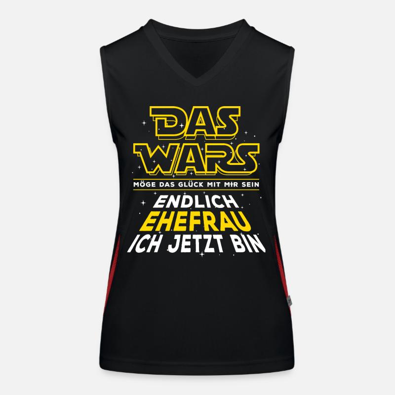 Das Wars - Endlich Ehefrau ich jetzt bin Funktionelles Kontrast-Tank Top für Frauen