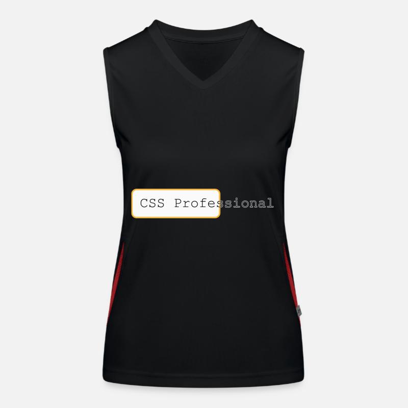 CSS Professional - Master of Web Layouts Women's Functional Contrast Tank Top