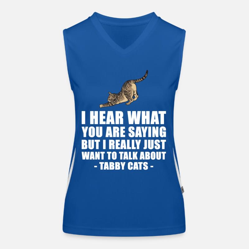 Tabby-Katze nettes Geschenk Funktionelles Kontrast-Tank Top für Frauen