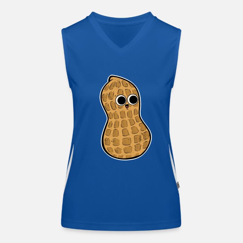 Funny Cute Peanut Comic Cartoon Women's Functional Contrast Tank Top