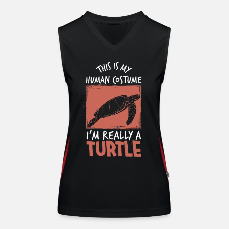 Turtle Women's Functional Contrast Tank Top