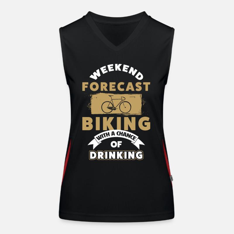 Vélo de course Débardeur respirant contrasté Femme