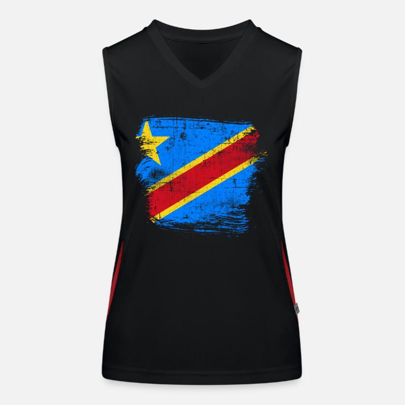 Kongo Funktionelles Kontrast-Tank Top für Frauen