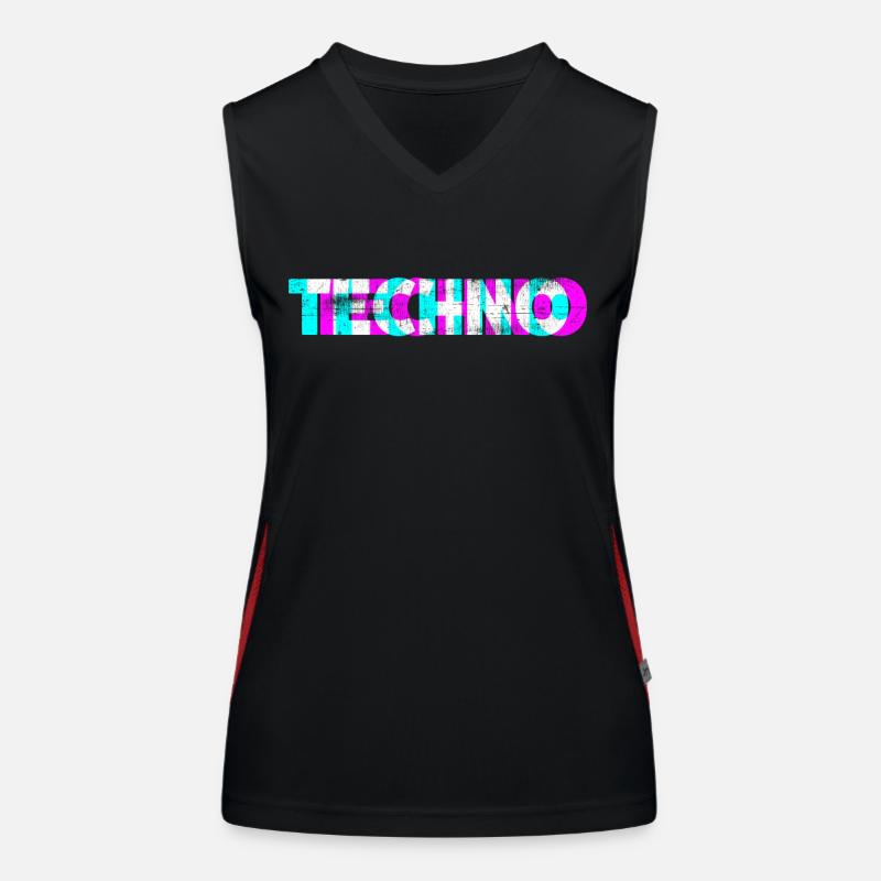 Techno Débardeur respirant contrasté Femme