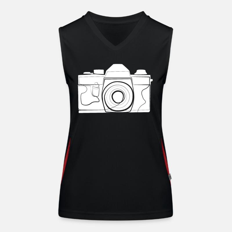 Camera Women's Functional Contrast Tank Top