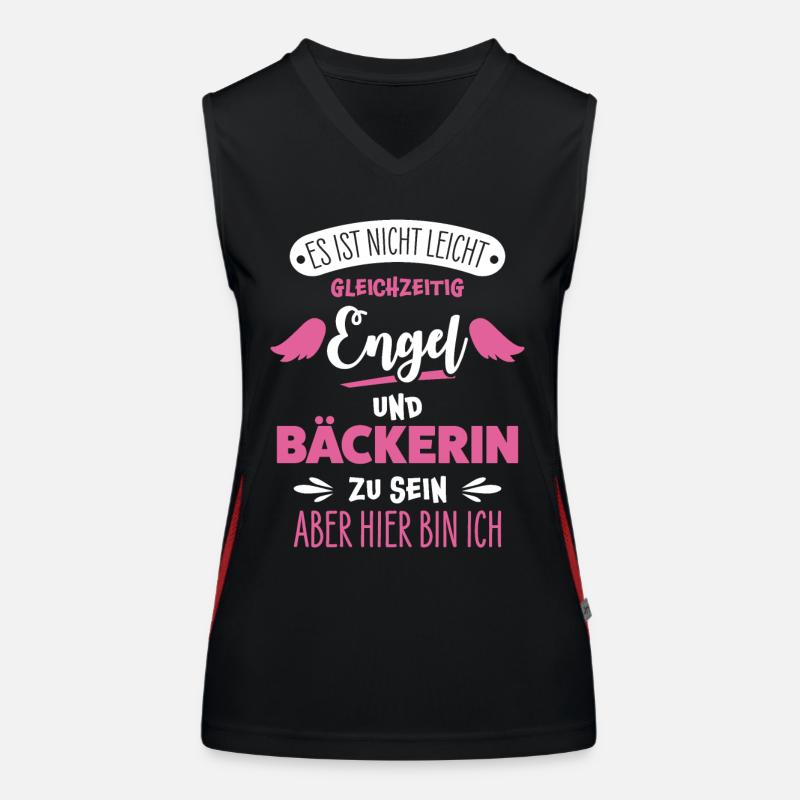 Confectioner Baker Women's Functional Contrast Tank Top