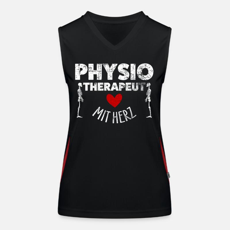 Physiotherapist Women's Functional Contrast Tank Top