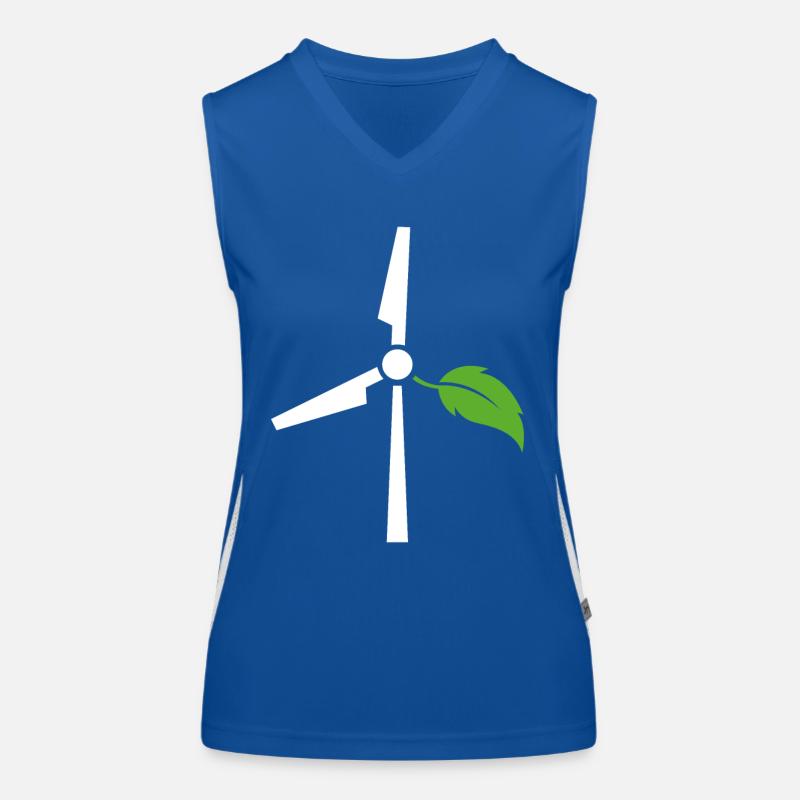 Windkraft Funktionelles Kontrast-Tank Top für Frauen