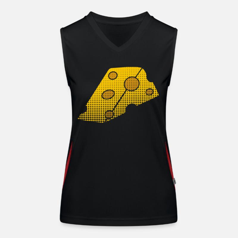 Cheese Women's Functional Contrast Tank Top