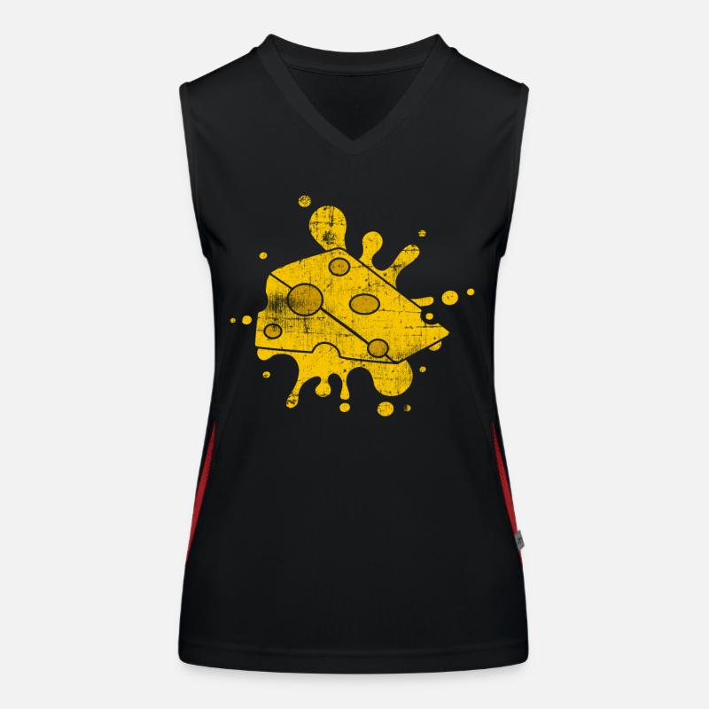 Cheese Women's Functional Contrast Tank Top