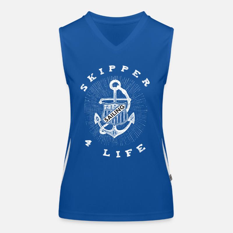 skipper Débardeur respirant contrasté Femme