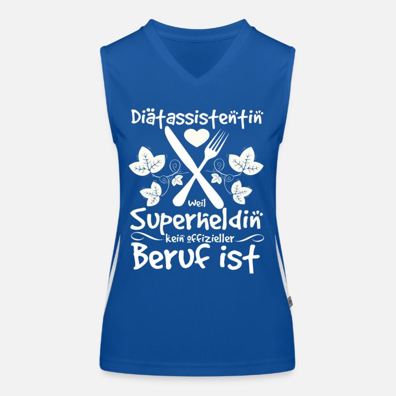 Diätassistentin Funktionelles Kontrast-Tank Top für Frauen