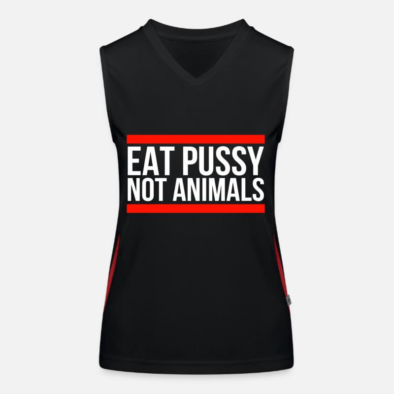 Animal rights activists animals Women's Functional Contrast Tank Top