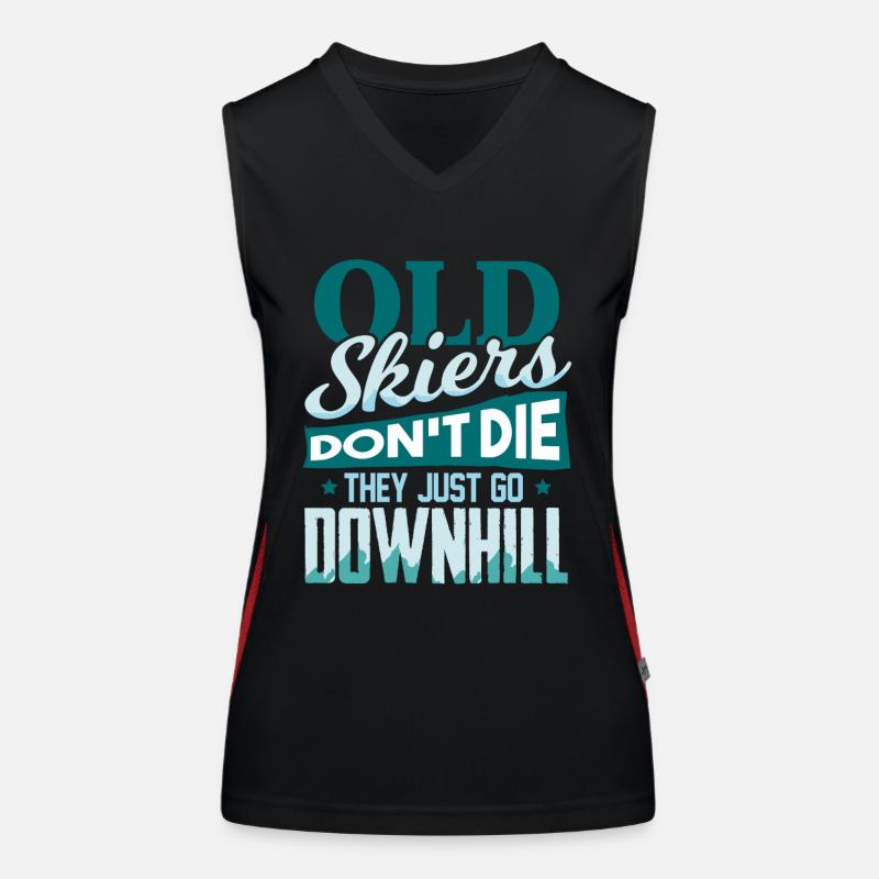 Ski Funktionelles Kontrast-Tank Top für Frauen