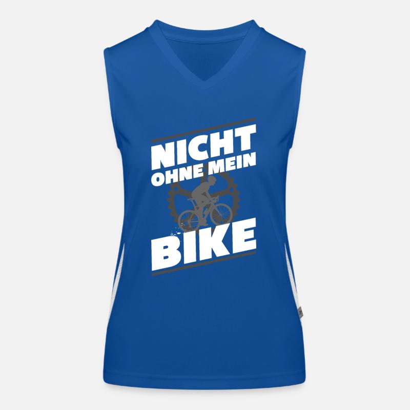 Rennrad Funktionelles Kontrast-Tank Top für Frauen