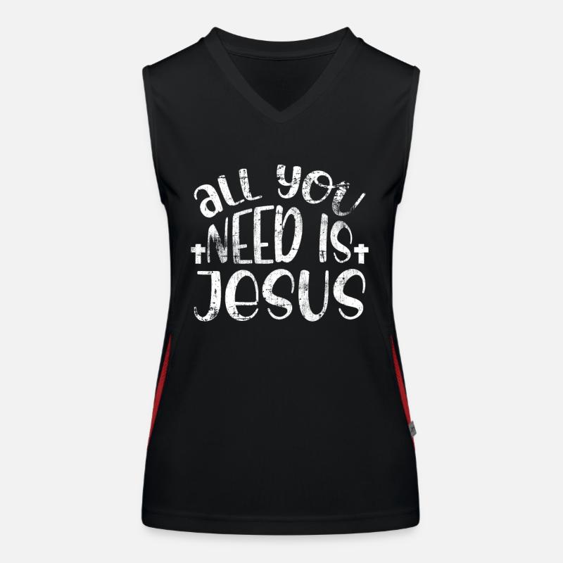 Jésus Débardeur respirant contrasté Femme